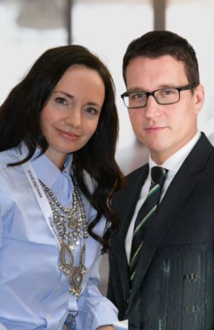 Nataša Samec Berghaus in Boštjan Koritnik